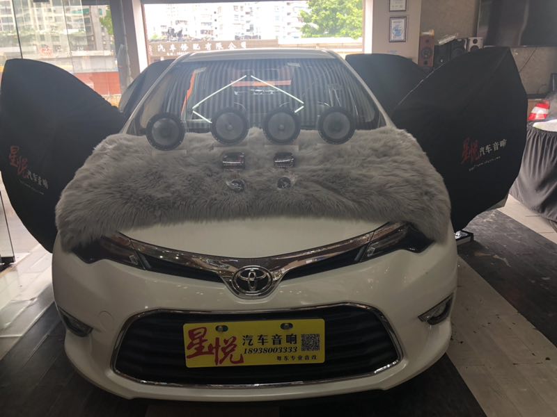 音為有你豐田雷凌為愛(ài)車(chē)換副新嗓子改裝體驗(yàn)勁浪165AS音質(zhì)讓車(chē)友愛(ài)不釋手汕頭星悅汽車(chē)音響改裝