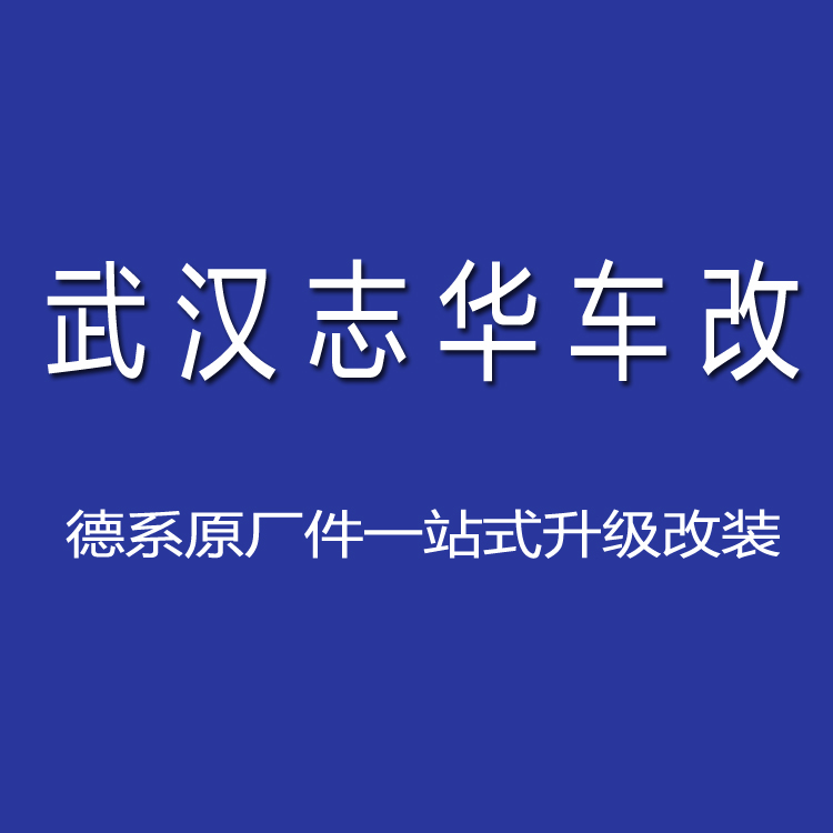 武漢志華車改德系原廠件一站式改裝 Logo