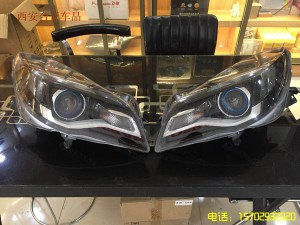 別克君威燈光升級氙氣燈大燈總成-西安合正