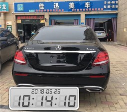 青州汽車改裝 奔馳E200安裝保仕達(dá)航空軟 青州佳迅美車