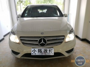 奔馳b180車燈升級阿帕雷霆套裝
