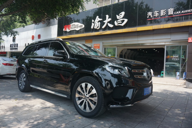 奔馳GLS400汽車音響改裝意大利史泰格三分頻喇叭 重慶渝大昌