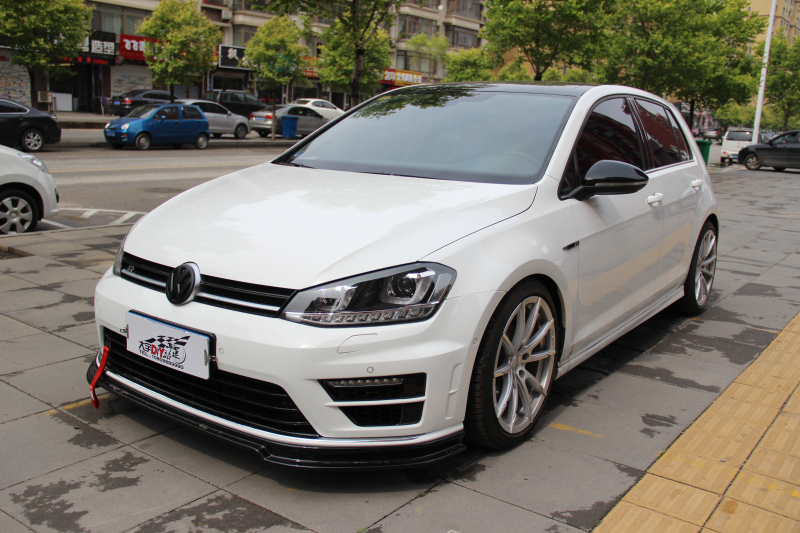 大宇車(chē)迷站 高爾夫7 1.4T改裝CGW中尾段四出閥門(mén)排氣