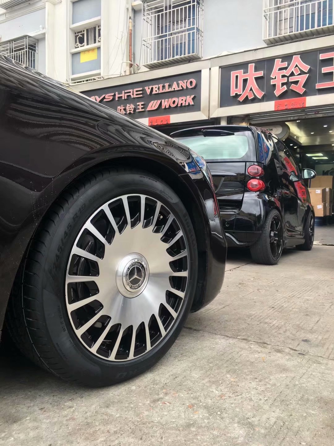 奔馳，換私人定制鍛造 19寸 ? 倍耐力 完工！