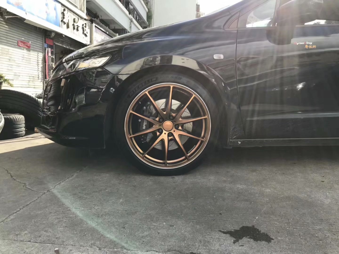 奧德賽，換 19寸 RAYS G25 完工！