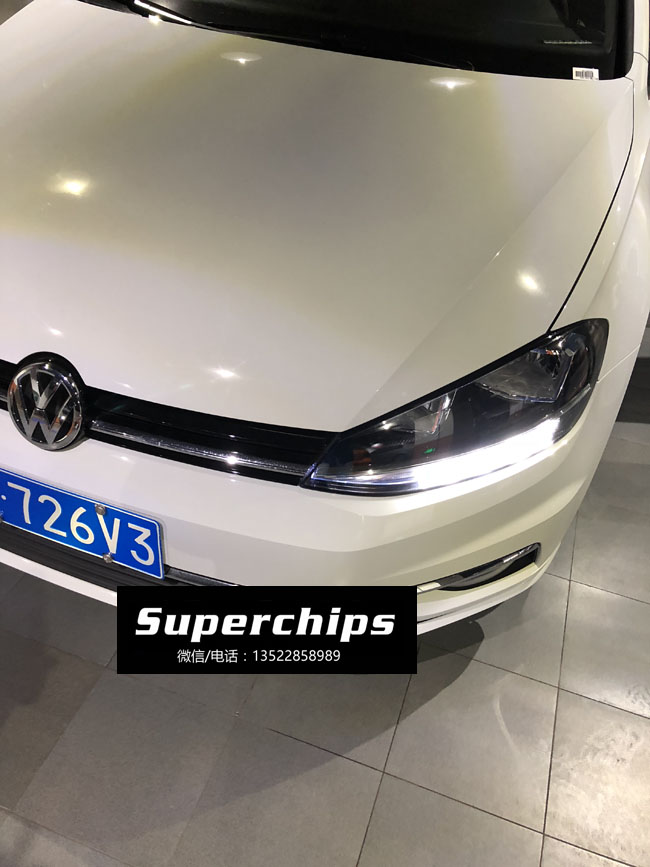 2臺(tái)高爾夫7 1.4T直刷ECU升級(jí)動(dòng)力，國際改裝品牌Superchips調(diào)校程序