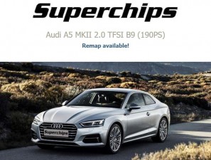 奧迪A5 B9 2.0T直刷ECU動力升級，國際改裝品牌Superchips調(diào)校程序