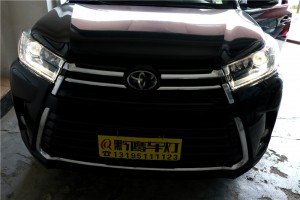 貴陽18款漢蘭達(dá)改燈 車燈改裝 米石LED雙光透鏡