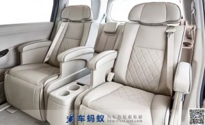 日產(chǎn)貴士改裝航空飛機(jī)頭等艙電動座椅-車螞蟻汽車改裝俱樂部