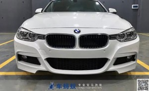 18款寶馬3系320改裝升級(jí)M運(yùn)動(dòng)套裝與四出排氣