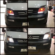 大通V80 車燈升級 大燈增亮 氙氣燈升級新方案 北京馳遠改燈