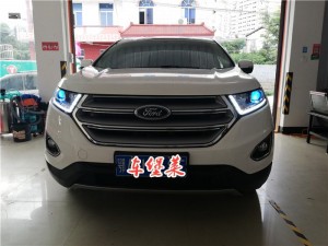 福特銳界大燈改裝氙氣燈雙光透鏡惡魔眼日行燈