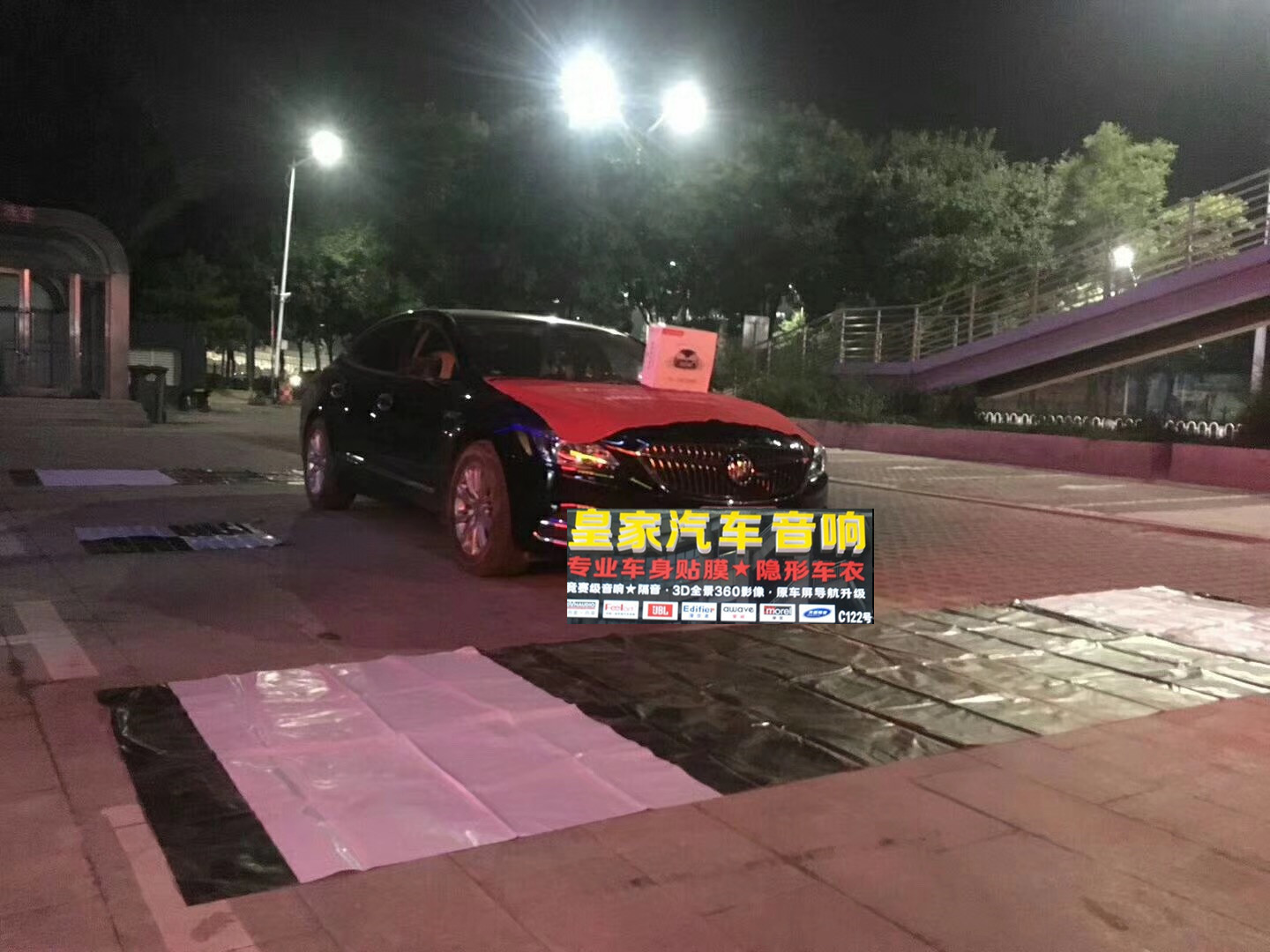 別克新君越安裝道可視高清——郴州市皇家音響