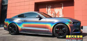 野馬汽車改色3D炫彩 改色貼膜——郴州市皇家音響