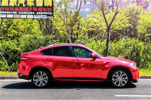 寶馬X6電鍍紅——郴州市皇家音響