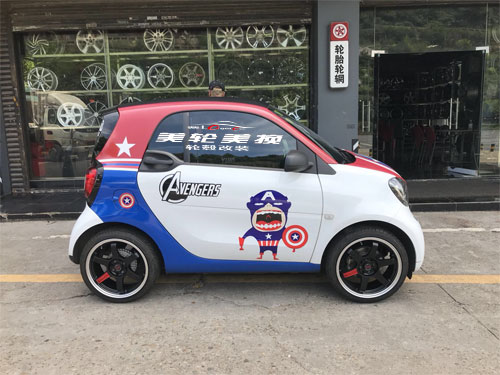 SMART輪轂輪胎改裝升級