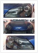 長春保時捷卡宴車燈改色 車燈翻新清洗 車燈醫(yī)生