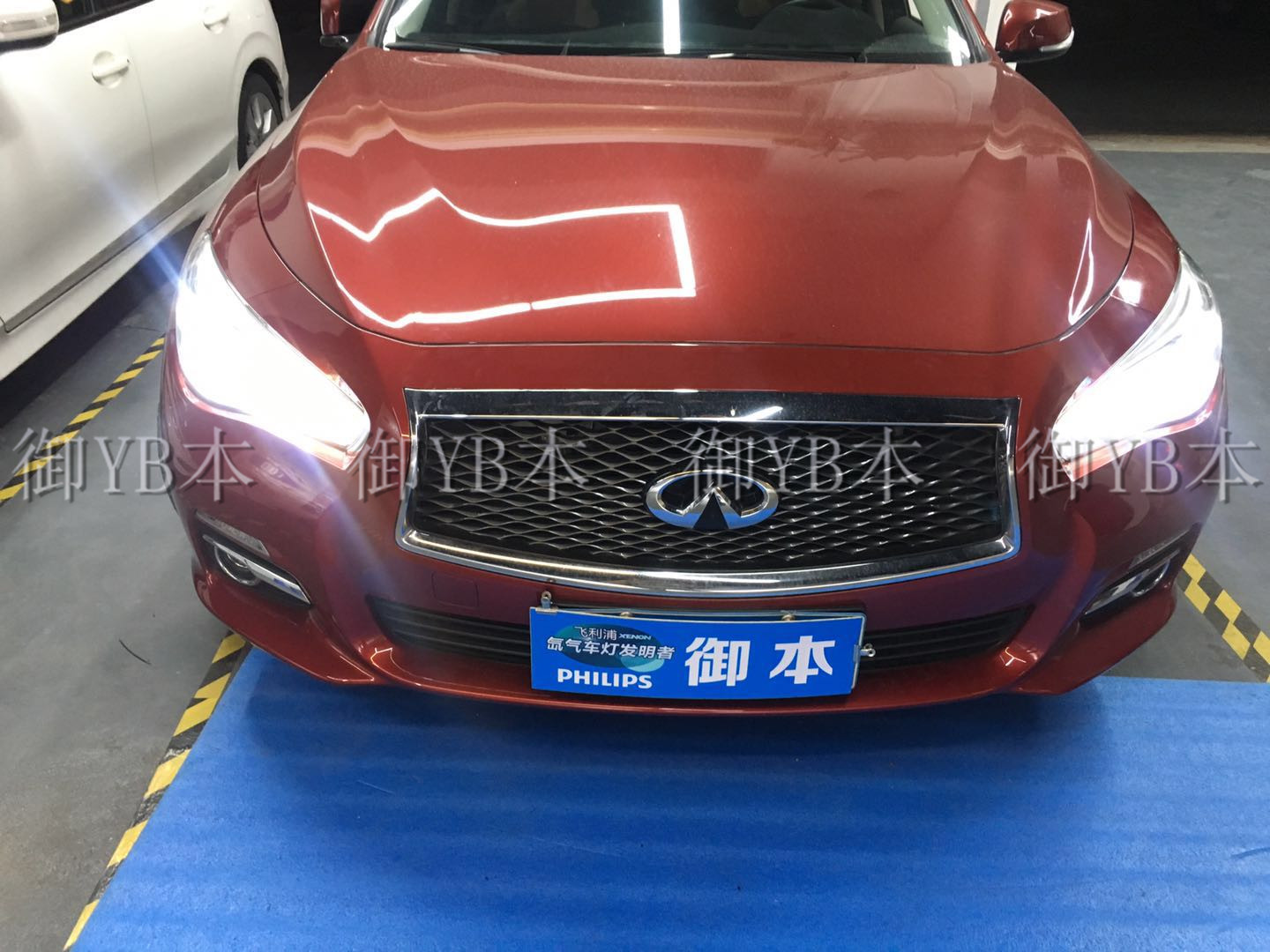汽車改燈哪里好，英菲尼迪Q50L升級(jí)完成