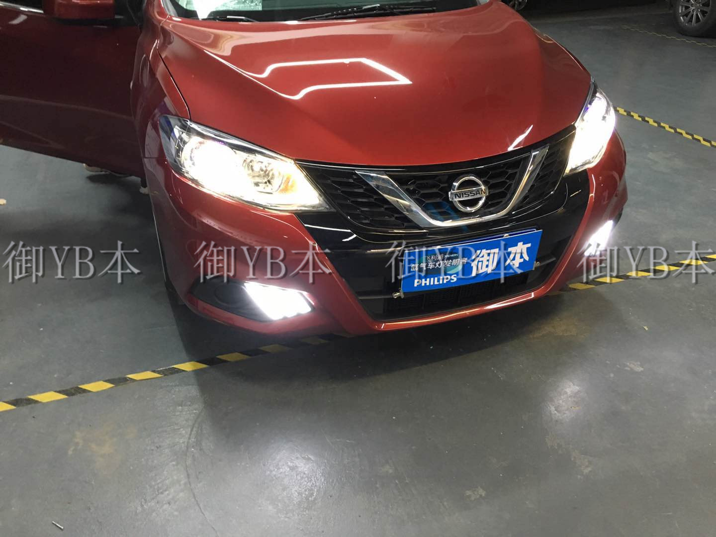 車燈調(diào)整，日產(chǎn)騏達升級完成