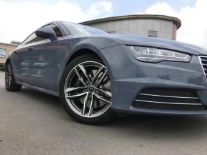 成都極速輪轂 奧迪19寸的迪威特定制鍛造輪轂裝車