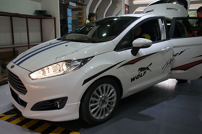 福特嘉年華汽車音響改裝德國零點和全車安博士隔音 重慶渝大昌