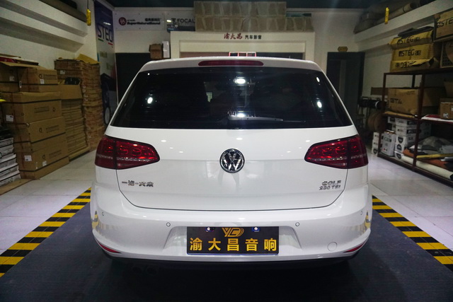 大眾高爾夫全車隔音改裝GT汽車隔音降噪 重慶渝大昌汽車音響