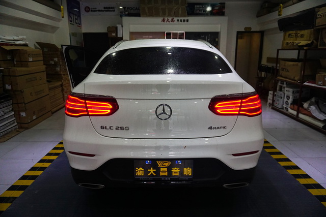 奔馳GLC260汽車音響改裝意大利史泰格奔馳專車專用三分頻喇叭-重慶渝大昌