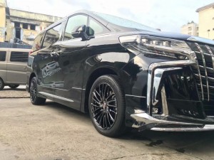 埃爾法，換 全新 RAYS + 米其林 完工