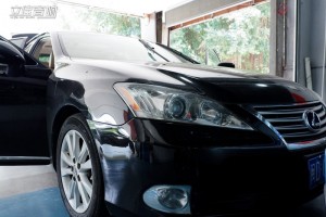 漳州立佳汽車音響改裝雷克薩斯es240升級德國RS汽車音響
