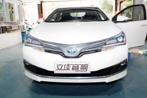 豐田卡羅拉升級大能隔音漳州立佳汽車音響