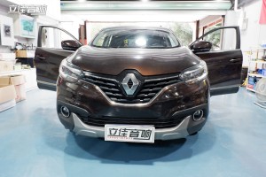 雷諾科雷嘉升級芬朗RE-6.2CF汽車音響中道隔音漳州立佳汽車音響