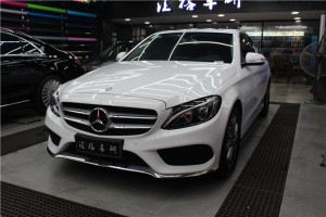 長沙汽車改色膜 奔馳全車改色貼膜 美國禿鷹Teckwrap高亮白