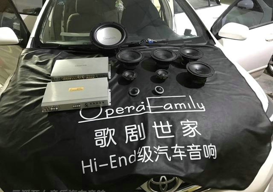 常州至上音樂豐田卡羅拉汽車音響改裝升級(jí)歌劇世家