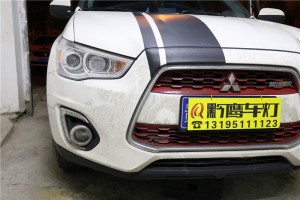 勁炫燈光升級(jí) 貴陽三菱勁炫大燈改海拉五雙光透鏡升級(jí)歐司朗氙氣燈