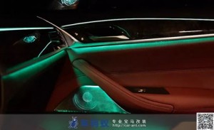 18款寶馬5系530改裝升級(jí)寶華韋健發(fā)光蓋板-車螞蟻汽車改裝俱樂(lè)部