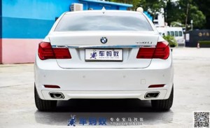 13款寶馬730改裝升級740全段方口排氣-車螞蟻汽車改裝俱樂部