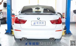 18款寶馬3系GT改裝升級四出排氣尾嘴-車螞蟻汽車改裝俱樂部