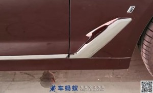 18款棕色寶馬5系530改裝曲棍球車身飾件-車螞蟻汽車改裝俱樂部