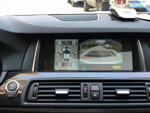 【西安億之星】寶馬5系改裝道可視360度全景倒車系統(tǒng)