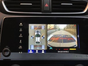 【西安亿之星】17款本田CRV改装道可视360度全景倒车系统