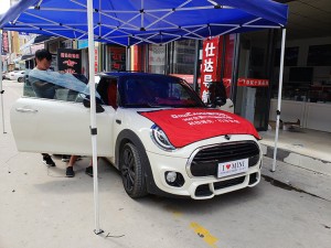 西安2018款寶馬迷你mini改裝道可視360度全景倒車輔助系統(tǒng)
