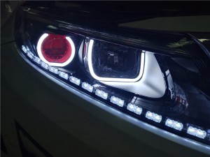 寧波起亞K5改燈_萬喬改燈出品