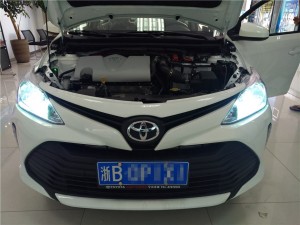 豐田威馳改氙氣燈套裝_寧波萬喬改燈推薦