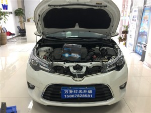 寧波哪里改燈比較專業(yè)？豐田雷凌改氙氣燈案例分享