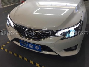 汽車大燈升級(jí)改裝，豐田銳志升級(jí)完成