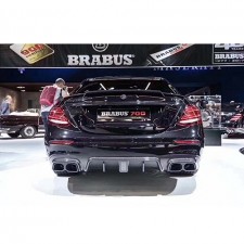 奔馳新E級W213運動版巴博斯款碳纖后唇