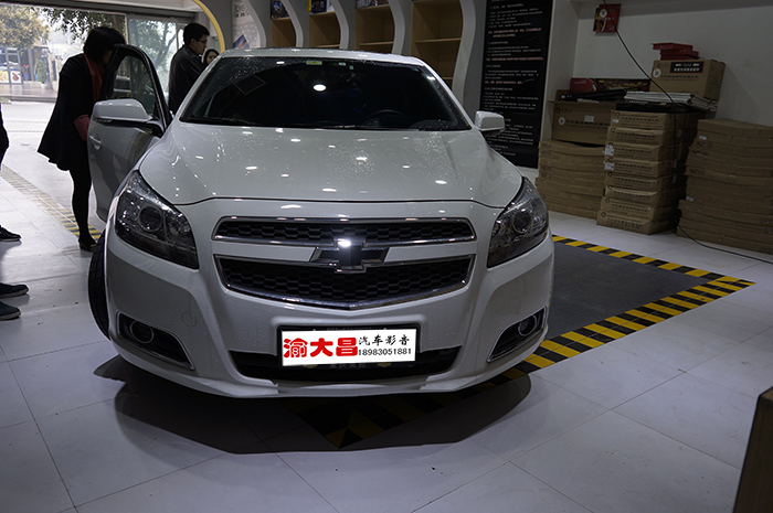 汽車影院 雪佛蘭邁銳寶汽車音響改裝德國零點和美國來福5.1聲道影音 重慶渝大昌
