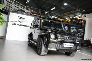 2018款奔馳G350改裝巴博斯前唇包角款