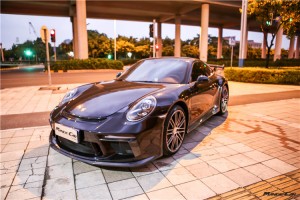 2018款保時(shí)捷911 991.2改裝GT3包圍碳纖大尾翼