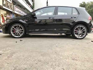 高爾夫，換 高R 原廠 19寸 完工